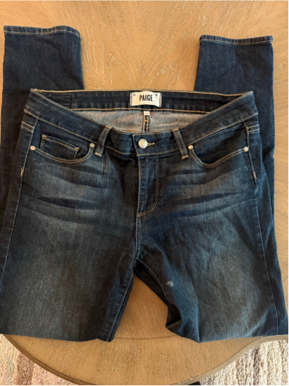 Women's PAIGE Blue Skinny Jeans Size 28